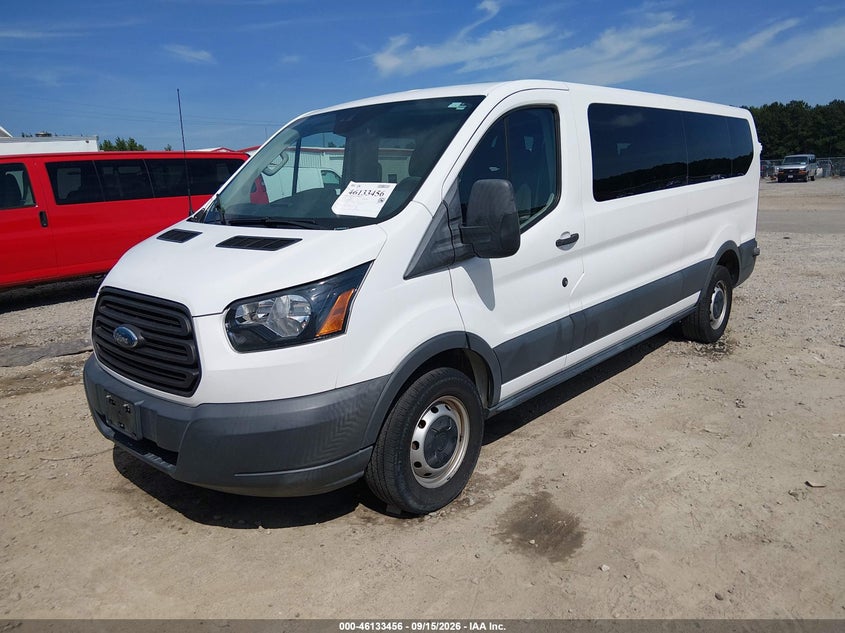 Vin: 1fbzx2zm0jkb07225, lot: 46633189, ford transit-350 xl 20182