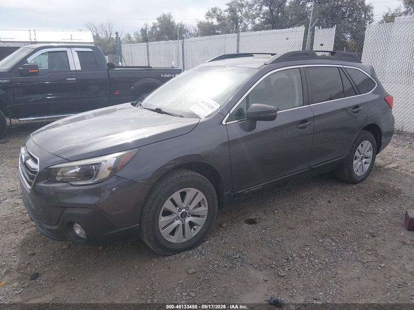 Vin: 4s4bsafc1k3292944, lot: 46633191, subaru outback 2.5i premium 20192