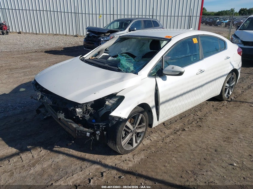 Vin: 3kpfl4a85he004500, lot: 46633236, kia forte ex 20172