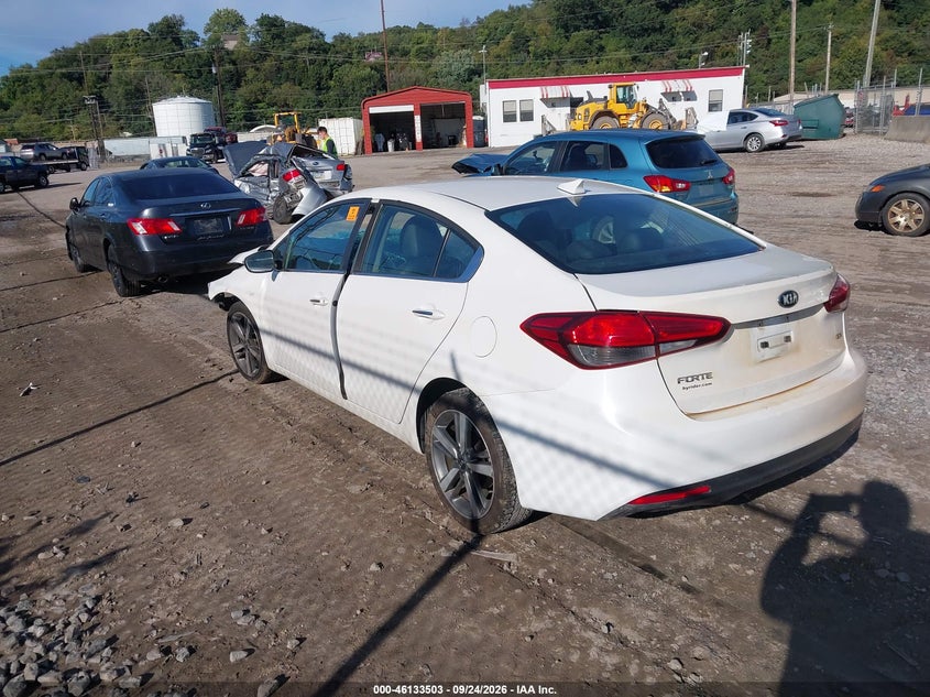 Vin: 3kpfl4a85he004500, lot: 46633236, kia forte ex 20173