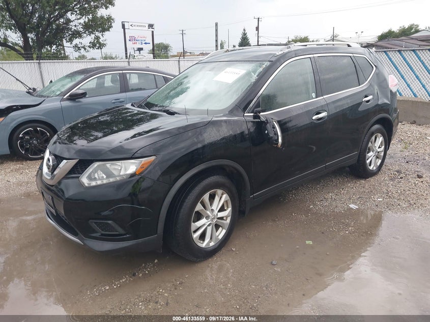 Vin: knmat2mt3fp514873, lot: 46633292, nissan rogue sv 20152