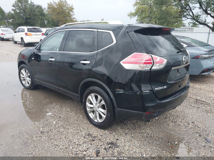 Vin: knmat2mt3fp514873, lot: 46633292, nissan rogue sv 20153