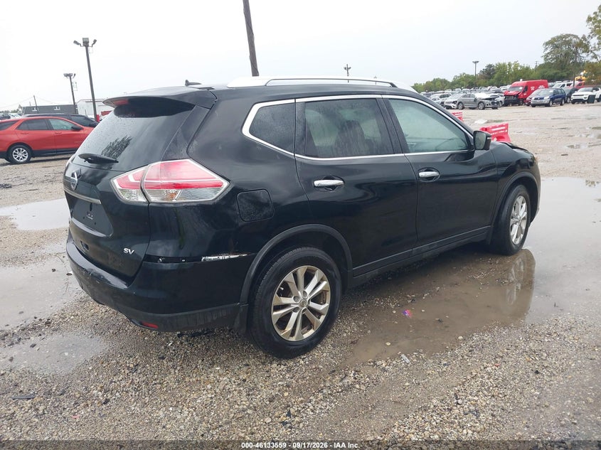 Vin: knmat2mt3fp514873, lot: 46633292, nissan rogue sv 20154