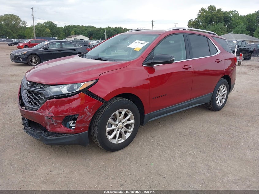 2019 Chevrolet Equinox, Удар спереду, IAAI, VIN 2GNAXUEV5K6146729 — фото 2
