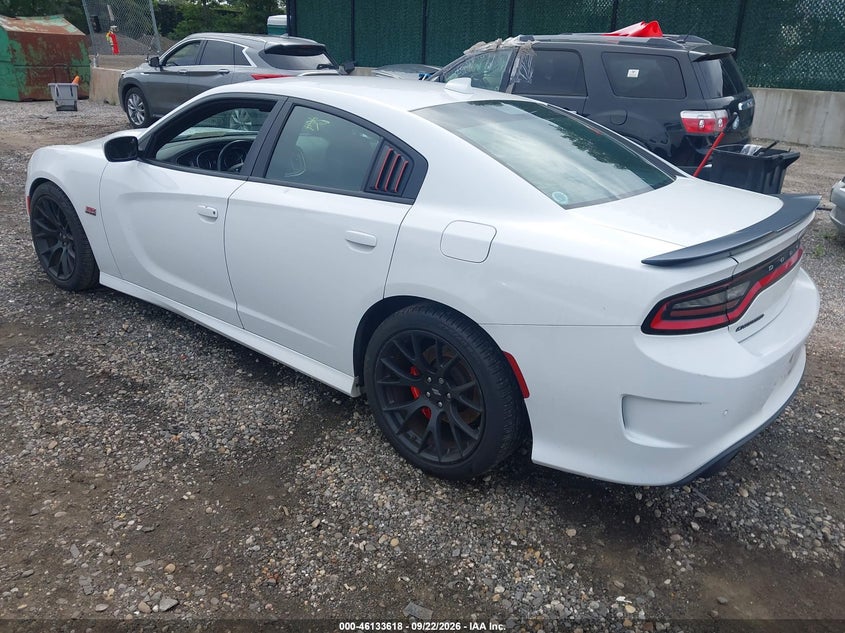 Vin: 2c3cdxgj9jh114539, lot: 46633351, dodge charger r/t scat pack rwd 20183