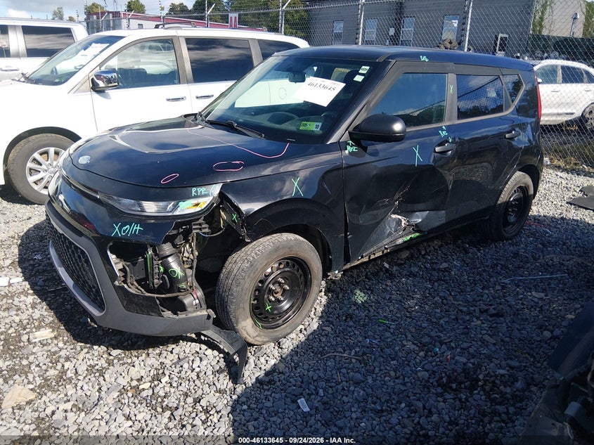 Vin: kndj22auxl7006153, lot: 46633378, kia soul lx 20202