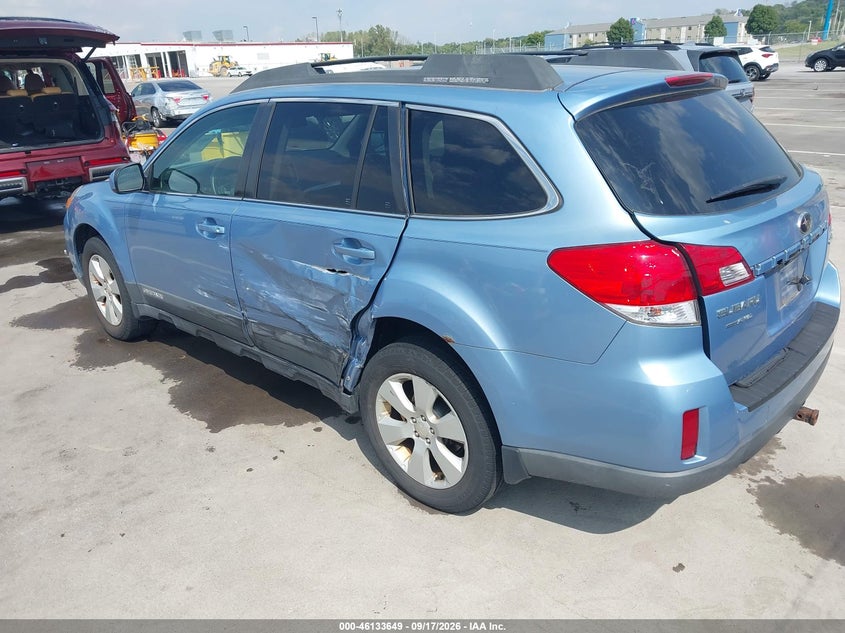 Vin: 4s4brccc6a3331716, lot: 46633382, subaru outback 2.5i premium 20103
