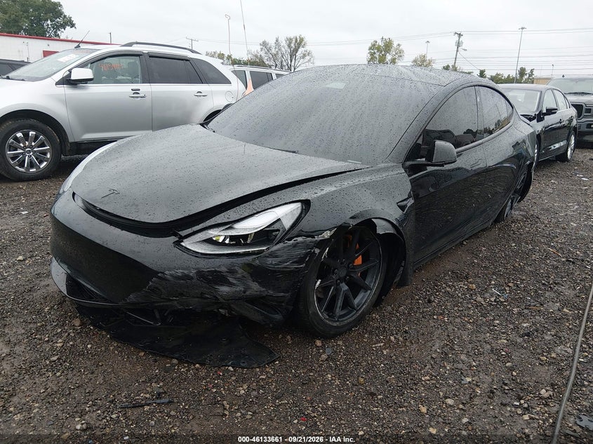 Vin: 5yj3e1eaxnf110195, lot: 46633394, tesla model 3 rear-wheel drive 20222