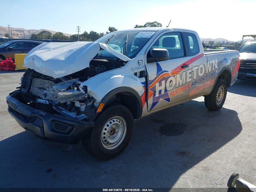 Vin: 1fter1eh6nld43806, lot: 46633409, ford ranger xl 20222