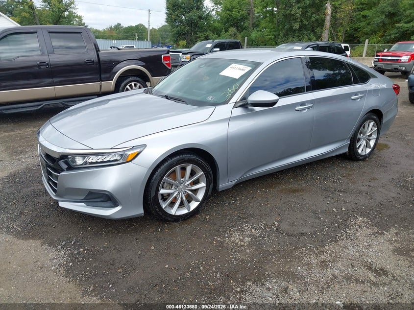 2021 Honda Accord Lx, Left Front, IAAI, VIN 1HGCV1F10MA072872 — photo 2