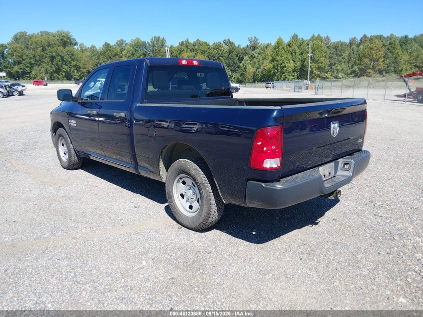 Vin: 1c6rr6fg8hs764951, lot: 46633419, ram 1500 tradesman  4x2 6'4 box 20173