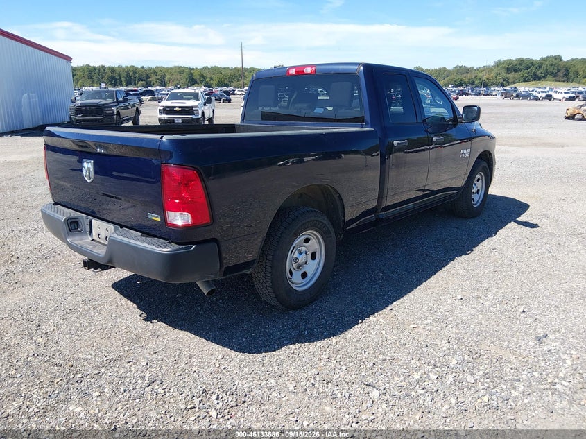Vin: 1c6rr6fg8hs764951, lot: 46633419, ram 1500 tradesman  4x2 6'4 box 20174