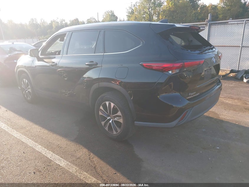 Vin: 5tdgzrah4ls502864, lot: 46633427, toyota highlander xle 20203