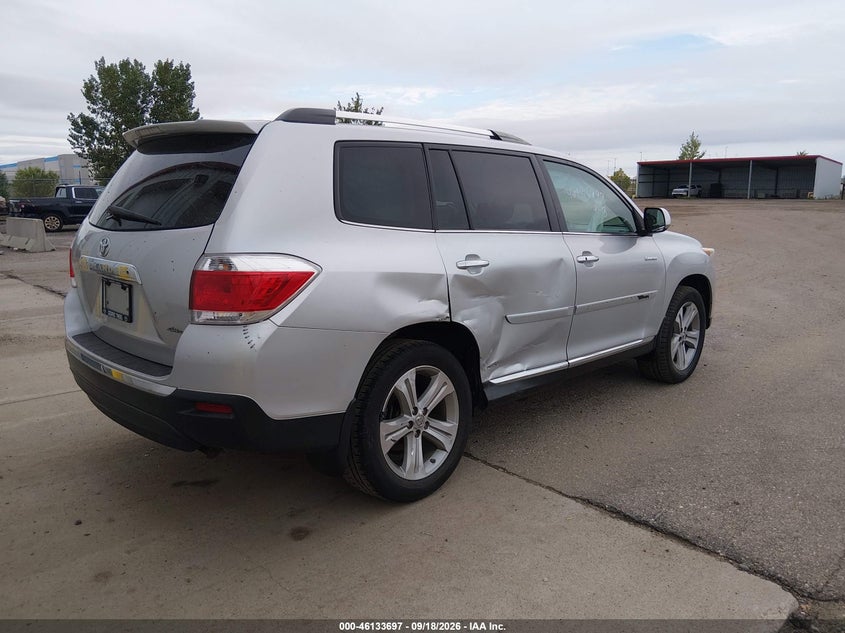 Vin: 5tddk3eh3cs111056, lot: 46633430, toyota highlander limited v6 20124
