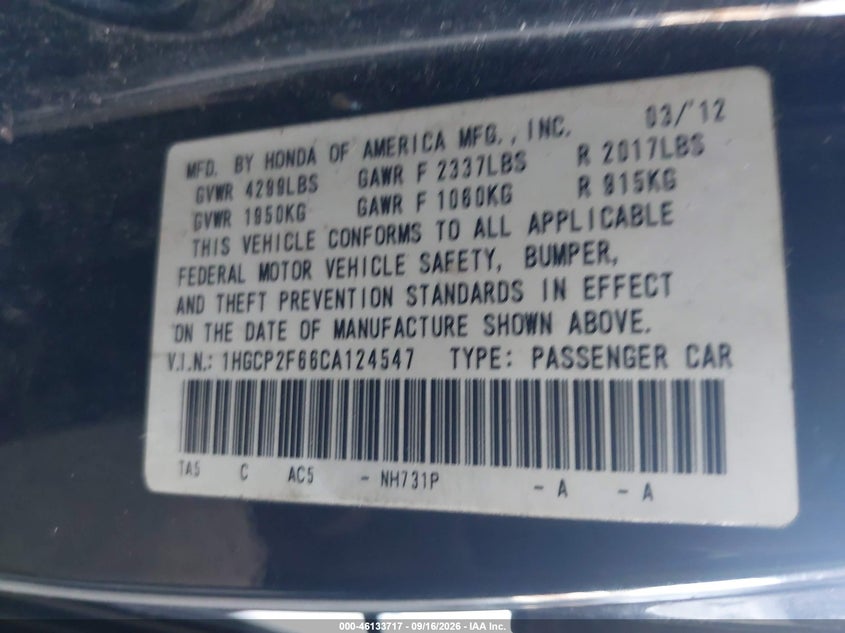 HONDA ACCORD