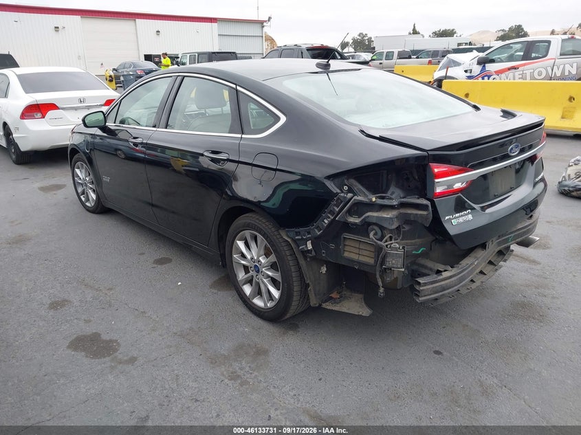 Vin: 3fa6p0su2hr350933, lot: 46633464, ford fusion energi platinum 20173