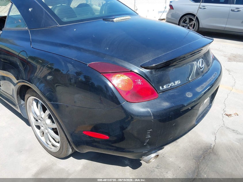 LEXUS SC 430 2003 VIN JTHFN48Y730047557