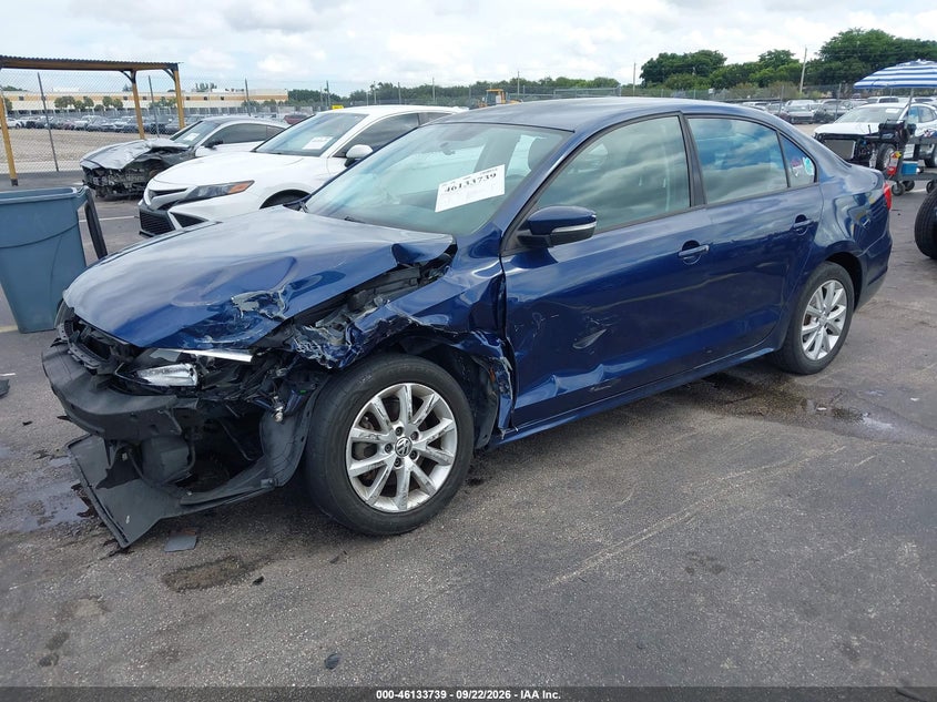Vin: 3vwdx7aj5bm011909, lot: 46633472, volkswagen jetta 2.5l se 20112