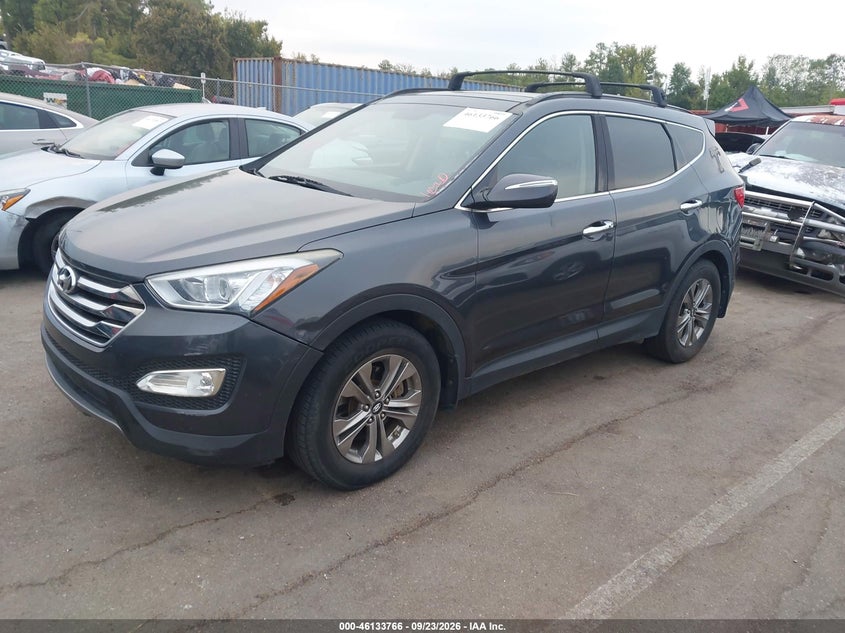 Vin: 5xyzu3lb5gg314192, lot: 46633499, hyundai santa fe sport 2.4l 20162