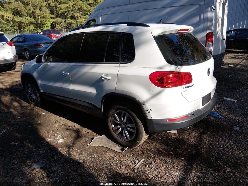 Vin: wvgav7ax0gw507607, lot: 46633508, volkswagen tiguan s 20163