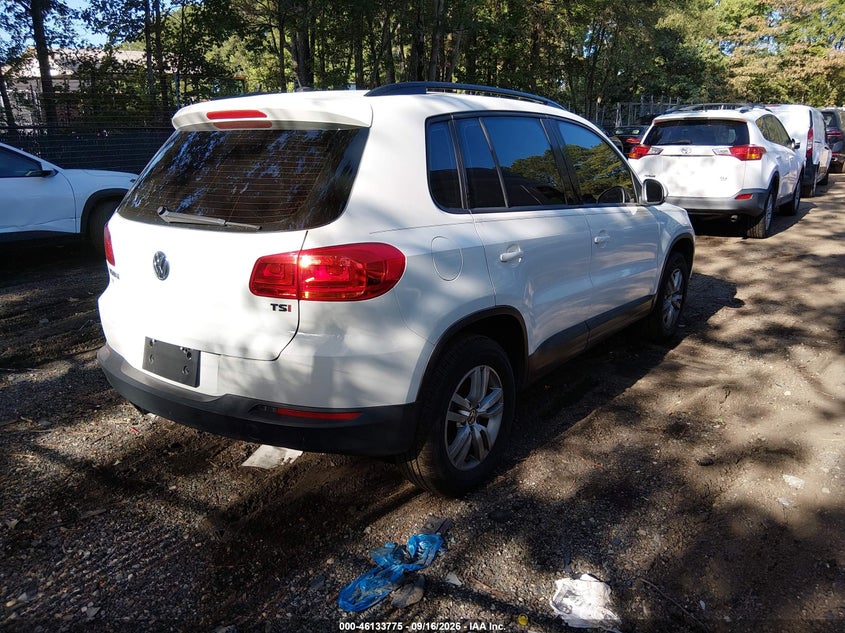 Vin: wvgav7ax0gw507607, lot: 46633508, volkswagen tiguan s 20164