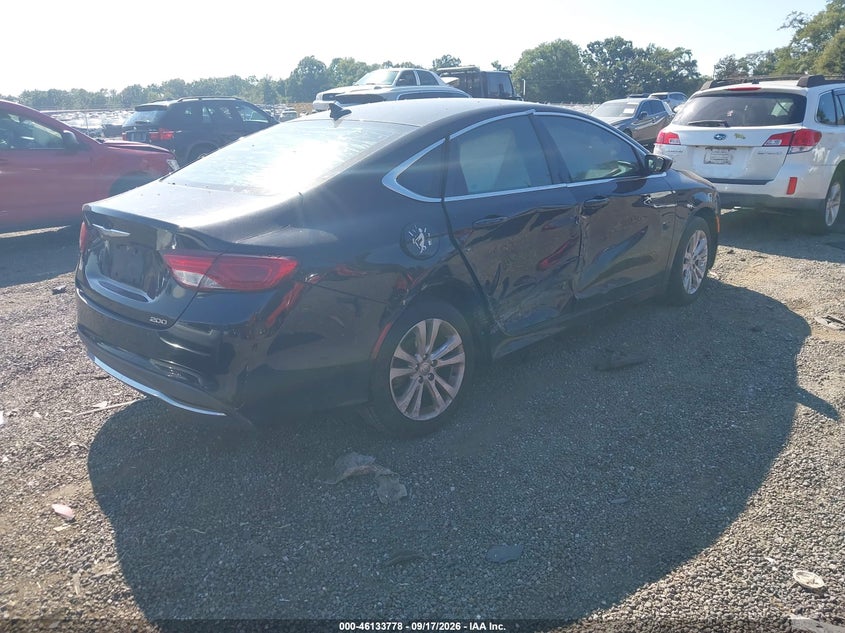 Vin: 1c3cccab1hn506915, lot: 46633511, chrysler 200 limited platinum 20174