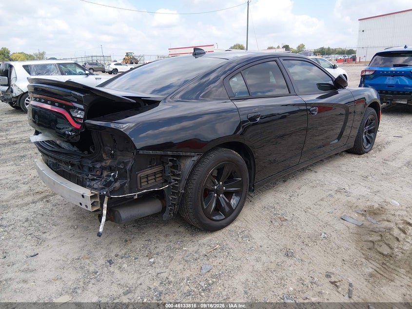 Vin: 2c3cdxhg2gh112742, lot: 46633549, dodge charger sxt 20164