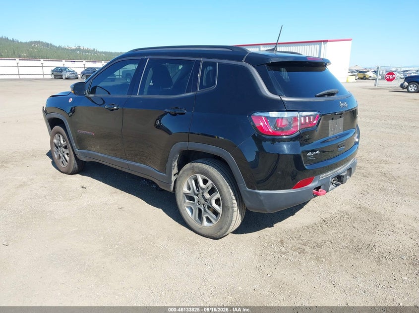 Vin: 3c4njddb8jt128741, lot: 46633558, jeep compass trailhawk 4x4 20183