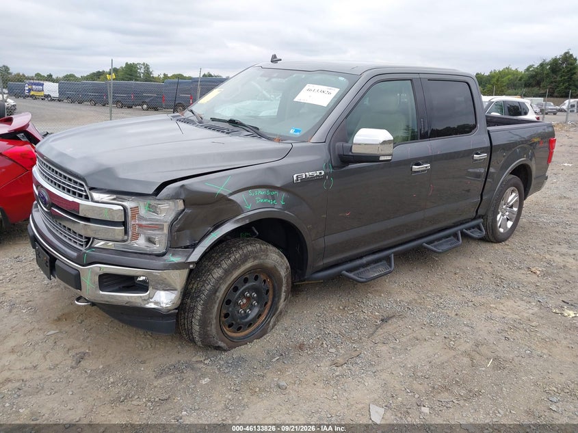 Vin: 1ftew1epxjfc93288, lot: 46633559, ford f-150 lariat 20182