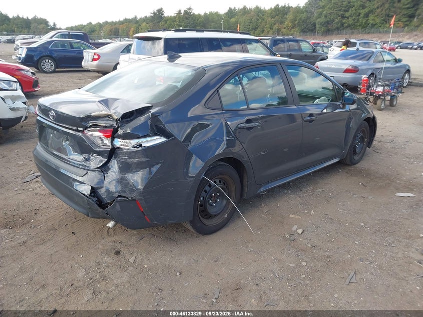 Vin: 5yfb4mde1sp318308, lot: 46633562, toyota corolla le 20254