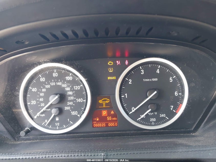 BMW 650I 2008 VIN WBAEA53578CV91345