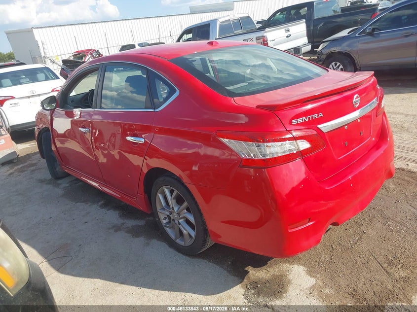 Vin: 3n1ab7ap4fy368900, lot: 46633576, nissan sentra sr 20153