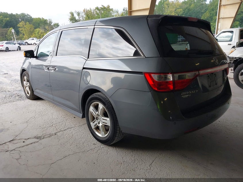 Vin: 5fnrl5h97cb097606, lot: 46633583, honda odyssey touring/touring elite 20123