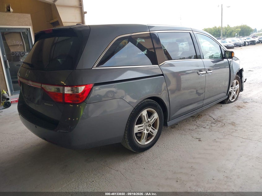 Vin: 5fnrl5h97cb097606, lot: 46633583, honda odyssey touring/touring elite 20124