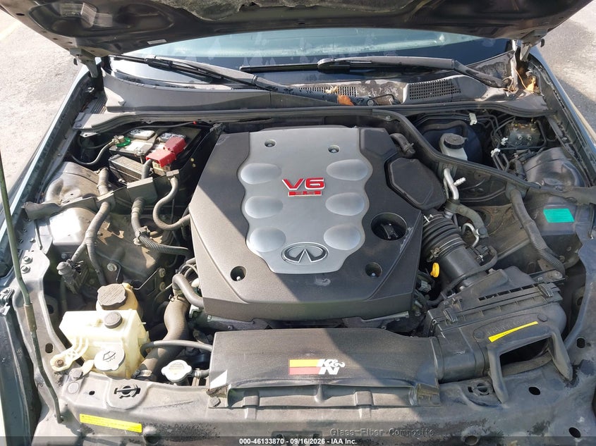 INFINITI G35 2006 VIN JNKCV54E76M712653