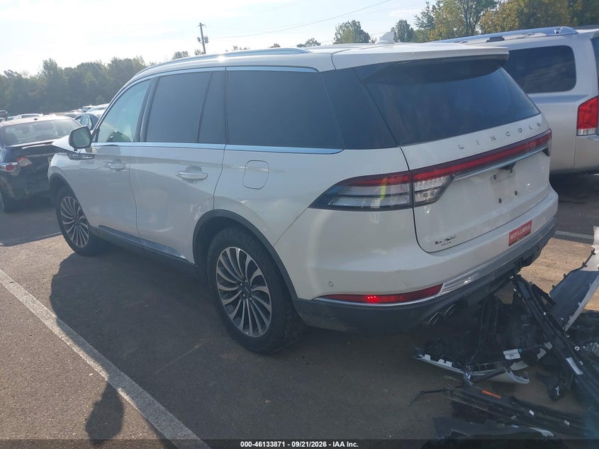 Vin: 5lm5j7wc6lgl08923, lot: 46633604, lincoln aviator reserve 20203