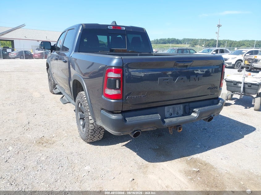 Vin: 1c6srfltxkn693289, lot: 46633619, ram 1500 rebel  4x4 5'7 box 20193