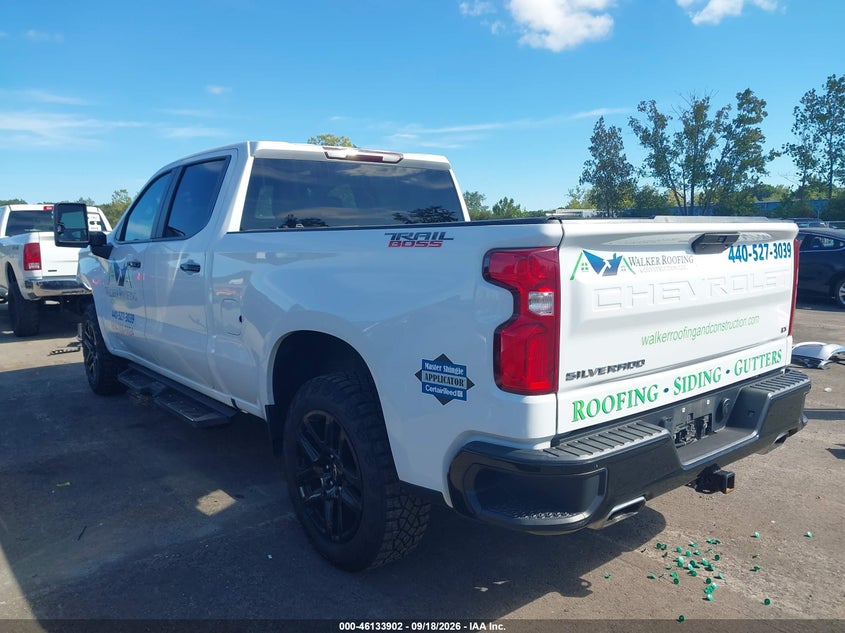 Vin: 3gcpyfed9mg444677, lot: 46633635, chevrolet silverado 1500 4wd  standard bed lt trail boss 20213