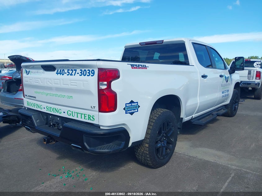 Vin: 3gcpyfed9mg444677, lot: 46633635, chevrolet silverado 1500 4wd  standard bed lt trail boss 20214