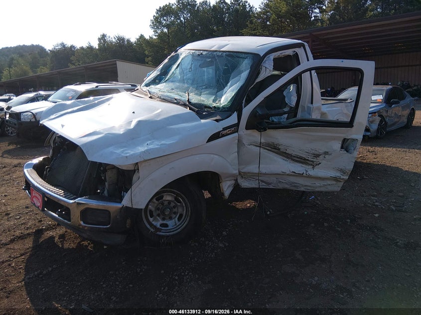 Vin: 1ftbf2a66feb38479, lot: 46633645, ford f-250 xl 20152
