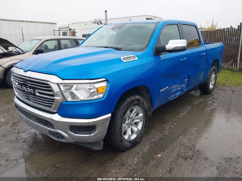 Vin: 1c6srfjt5rn206710, lot: 46633651, ram 1500 laramie  4x4 5'7 box 20242