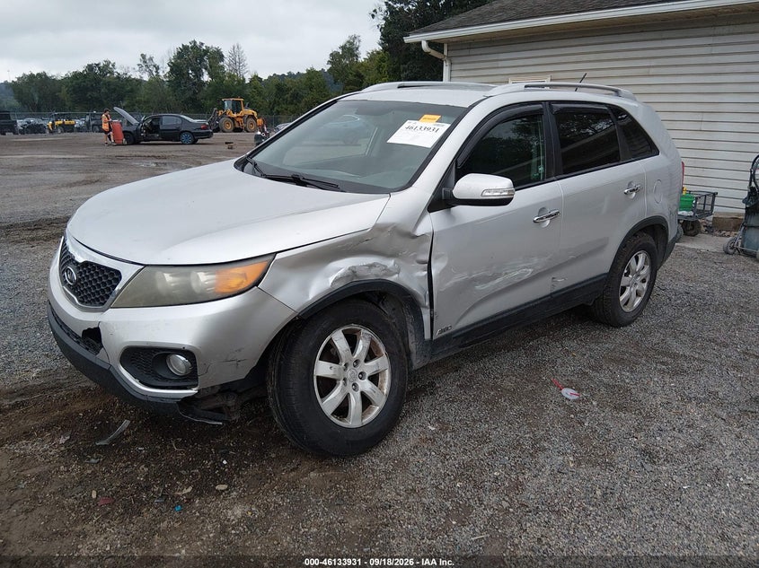 Vin: 5xyktca18bg182407, lot: 46633667, kia sorento lx 20112