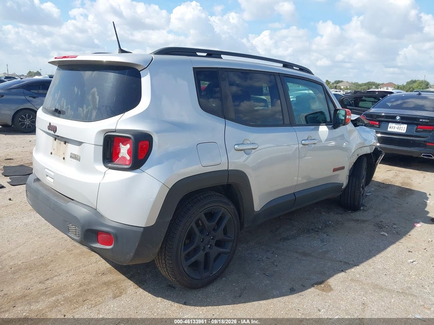 Vin: zacnjabb4lpm08374, lot: 46633695, jeep renegade orange edition fwd 20204