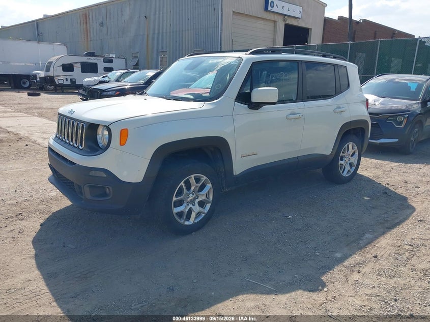 2016 Jeep Renegade, Удар ззаду, IAAI, VIN ZACCJBBT2GPC77704 — фото 2