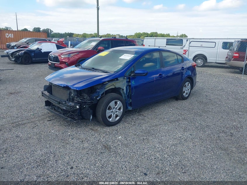 Vin: 3kpfk4a77he083582, lot: 46633754, kia forte lx 20172