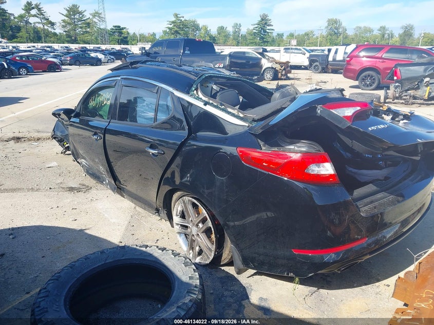 Vin: 5xxgr4a69dg189153, lot: 46633756, kia optima sx 20133