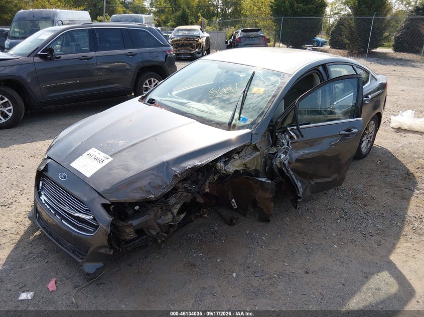 Vin: 3fa6p0g71gr121631, lot: 46633769, ford fusion s 20162