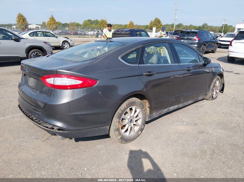 Vin: 3fa6p0g71gr121631, lot: 46633769, ford fusion s 20164
