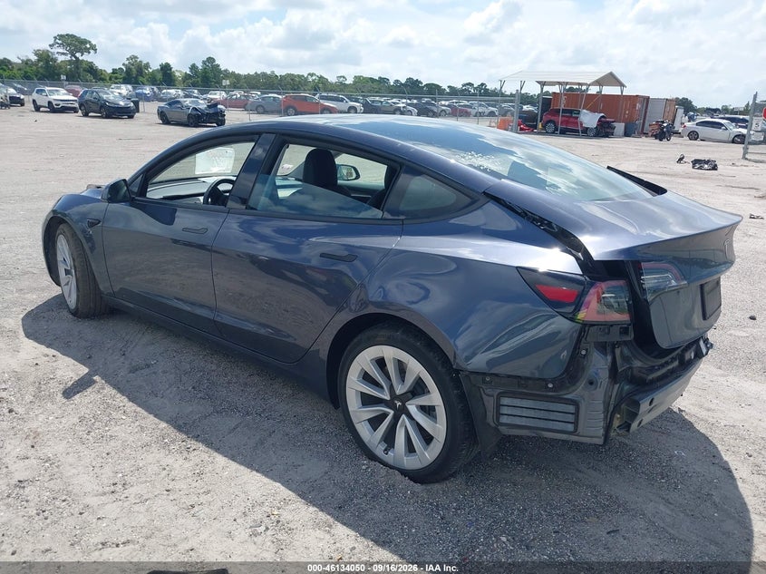 Vin: 5yj3e1ea7nf329311, lot: 46633784, tesla model 3 rear-wheel drive 20223