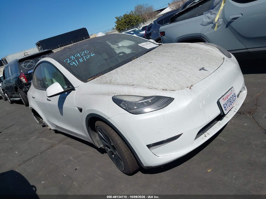 Vin: 5yjygdee0mf282545, lot: 46633844, tesla model y long range dual motor all-wheel drive 2021 img_1